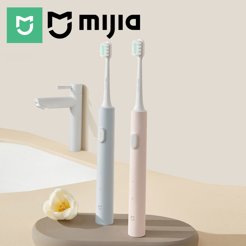 Electric Toothbrush Sonic - MIJIA T200/T200C 音波電動歯ブラシ、USB‑C 25 日間バッテリー、IPX7 防水、2
