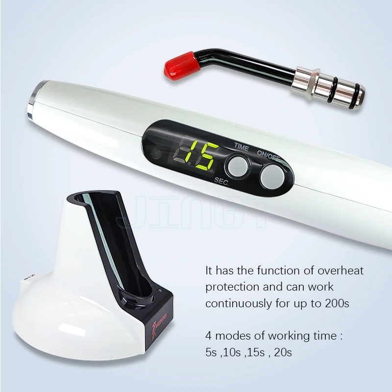 Teeth Whitening Kit With Light - 歯科用硬化光ウッドペッカー LED B LED マシン口腔感光性ランプ歯のホワイトニング樹脂ワイヤレス