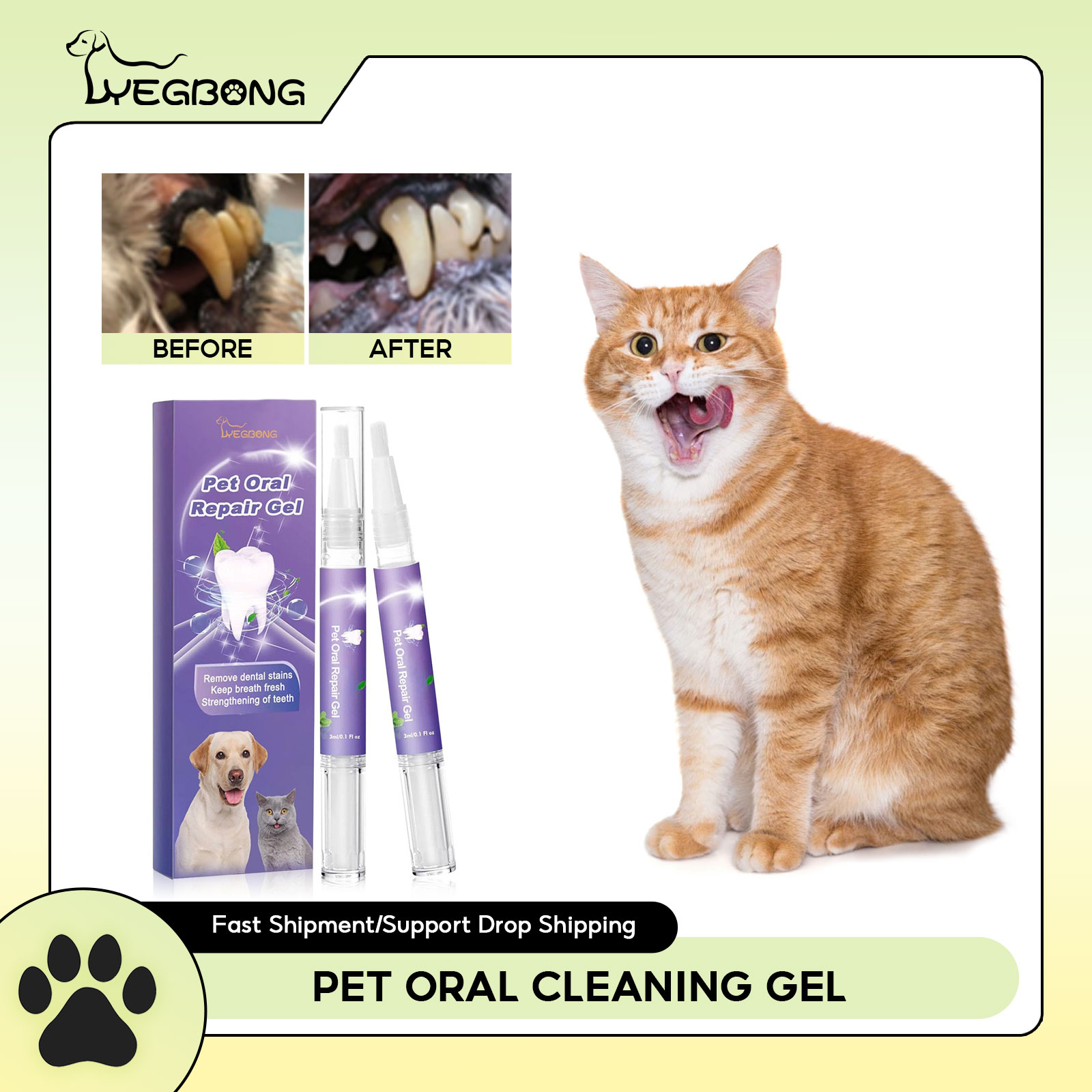 Teeth Whitening Hydrogen Peroxide - ペット口腔修復ジェル子犬歯石除去消臭剤白くする猫犬歯ステインリムーバーガムケアペットの歯のクリーニングジェル