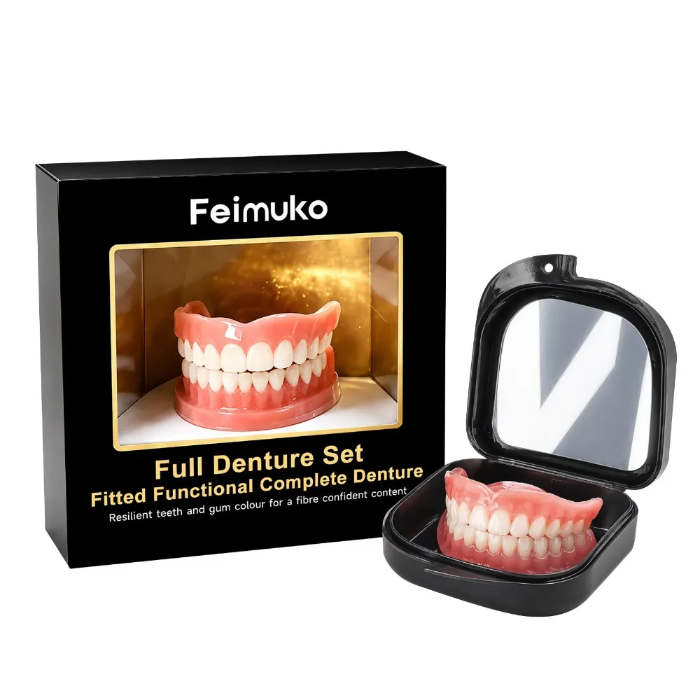 Teeth Whitening For Braces - フルセット義歯 フェイク歯 ブレース 快適フィット 瞬時に自信のある笑顔 口腔ケア