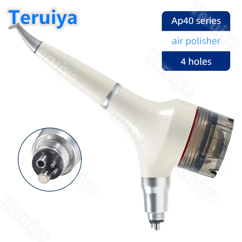 Teeth Whitening Quick - 歯科用口腔内サンドブラストガン ハンドヘルドポリッシャー 歯のクリーニング＆ホワイトニング用 2/4穴 クイックコネクト 詰まり防止ノズル
