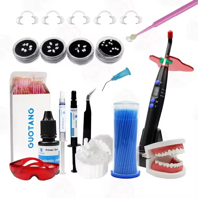 【CHIMU HOME】プロ仕様DIY歯用宝石キット、硬化ラ - Teeth Whitening Kit With Light のレビューと価格
