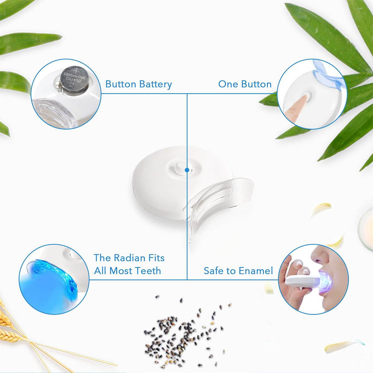 歯のホワイトニングキット - 35% カルバミド過酸化物を含 - Teeth Whitening Kit With Light のレビューと価格