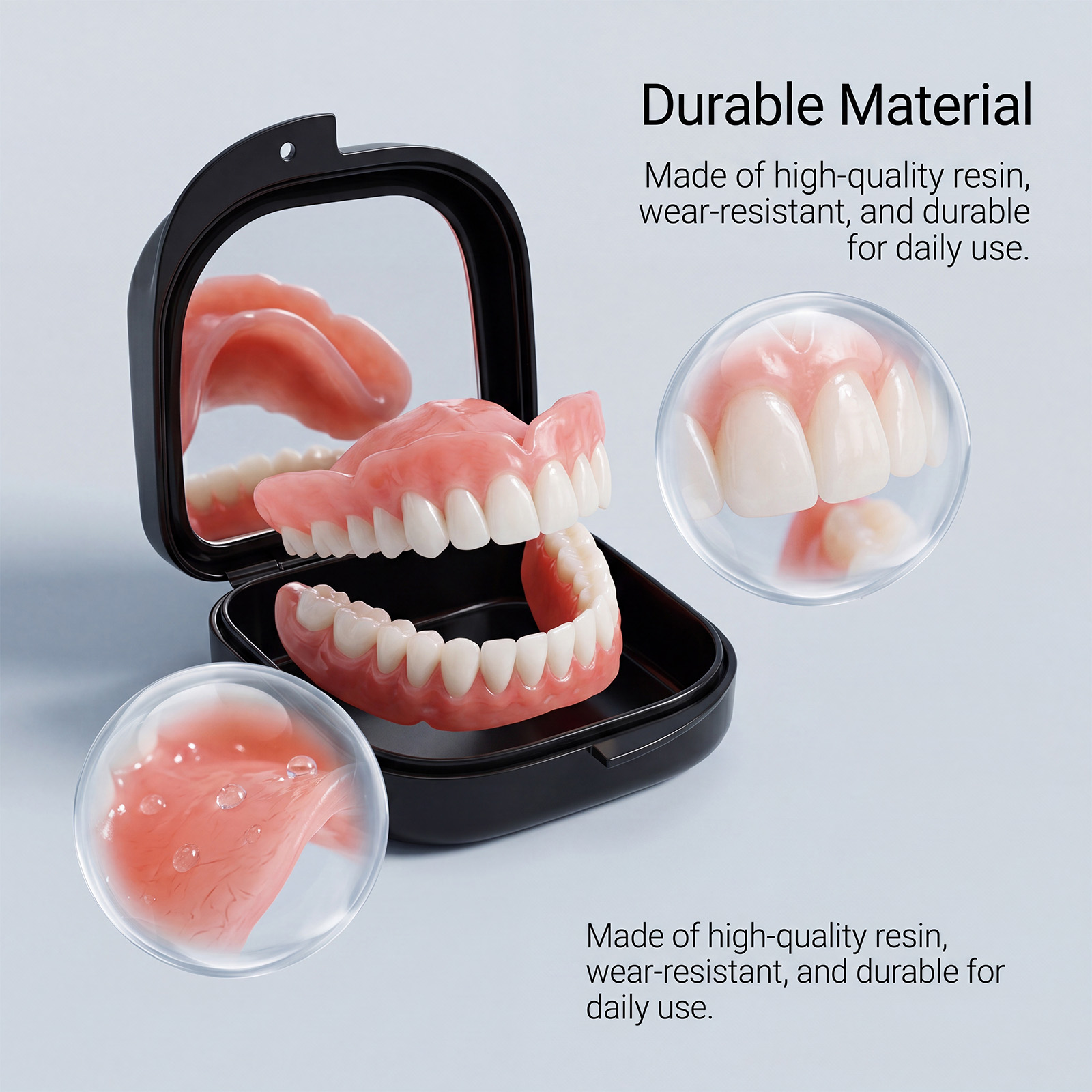 シリコン製義歯ベニアセット 一時的な審美歯カバー 上下顎用義 - Teeth Whitening Veneers のレビューと価格