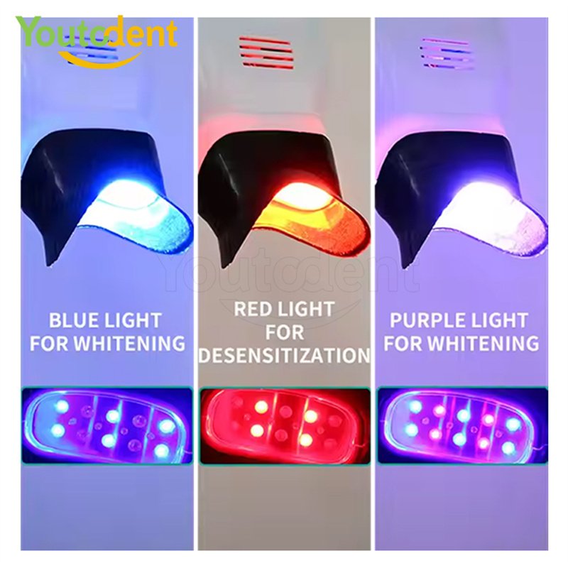 プロフェッショナル歯科 3 色ライトランプ歯ホワイトニングマ - Teeth Whitening Kit With Light のレビューと価格