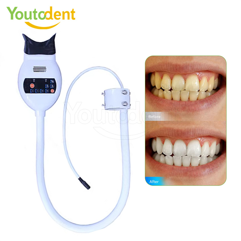 プロフェッショナル歯科 3 色ライトランプ歯ホワイトニングマ - Teeth Whitening Kit With Light のレビューと価格
