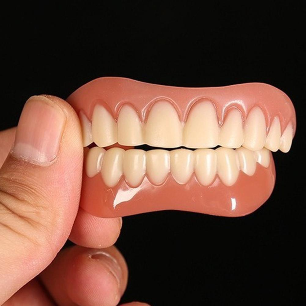 新しいシリコン製義歯 上歯・下歯 ベニア 完璧な笑顔ベニア  - Teeth Whitening Veneers のレビューと価格