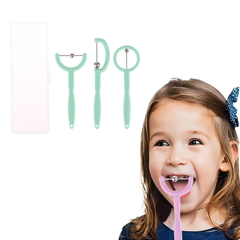 3 個の子供用口腔筋トレーニングツール舌先エクササイズキット - Teeth Whitening Pen のレビューと価格