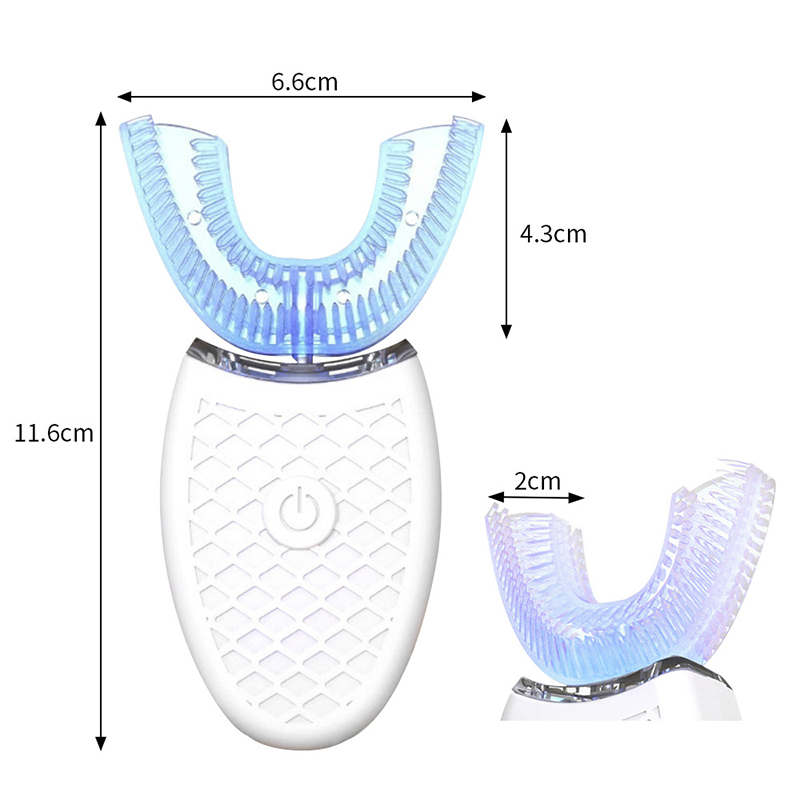 柔らかい毛 U 字型スマート歯ホワイトニング防水プロフェッシ - Teeth Whitening Kit With Light のレビューと価格