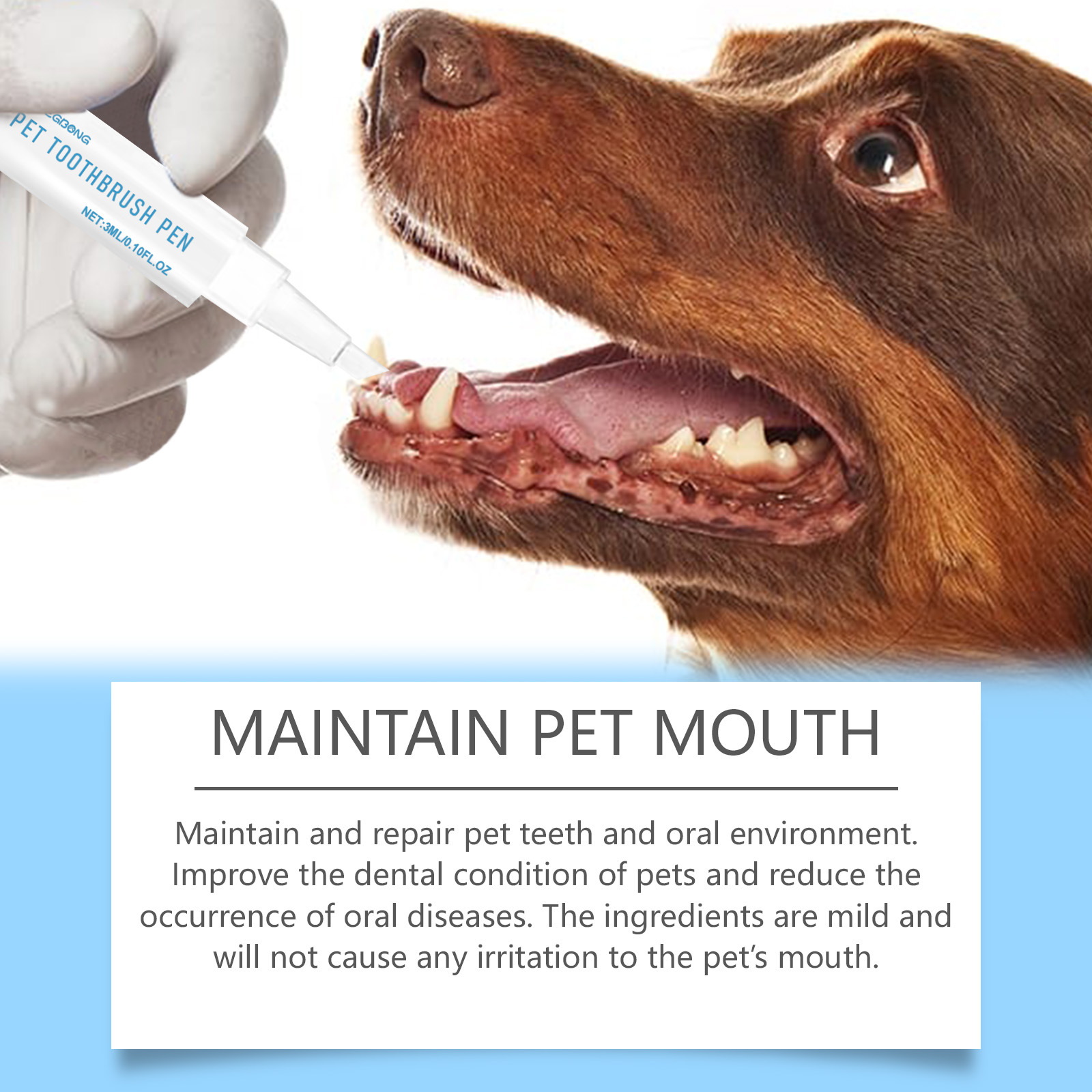 犬猫用口腔洗浄ジェルペン 長続きする爽やかな息 歯の汚れ除去 - Teeth Whitening Pen のレビューと価格