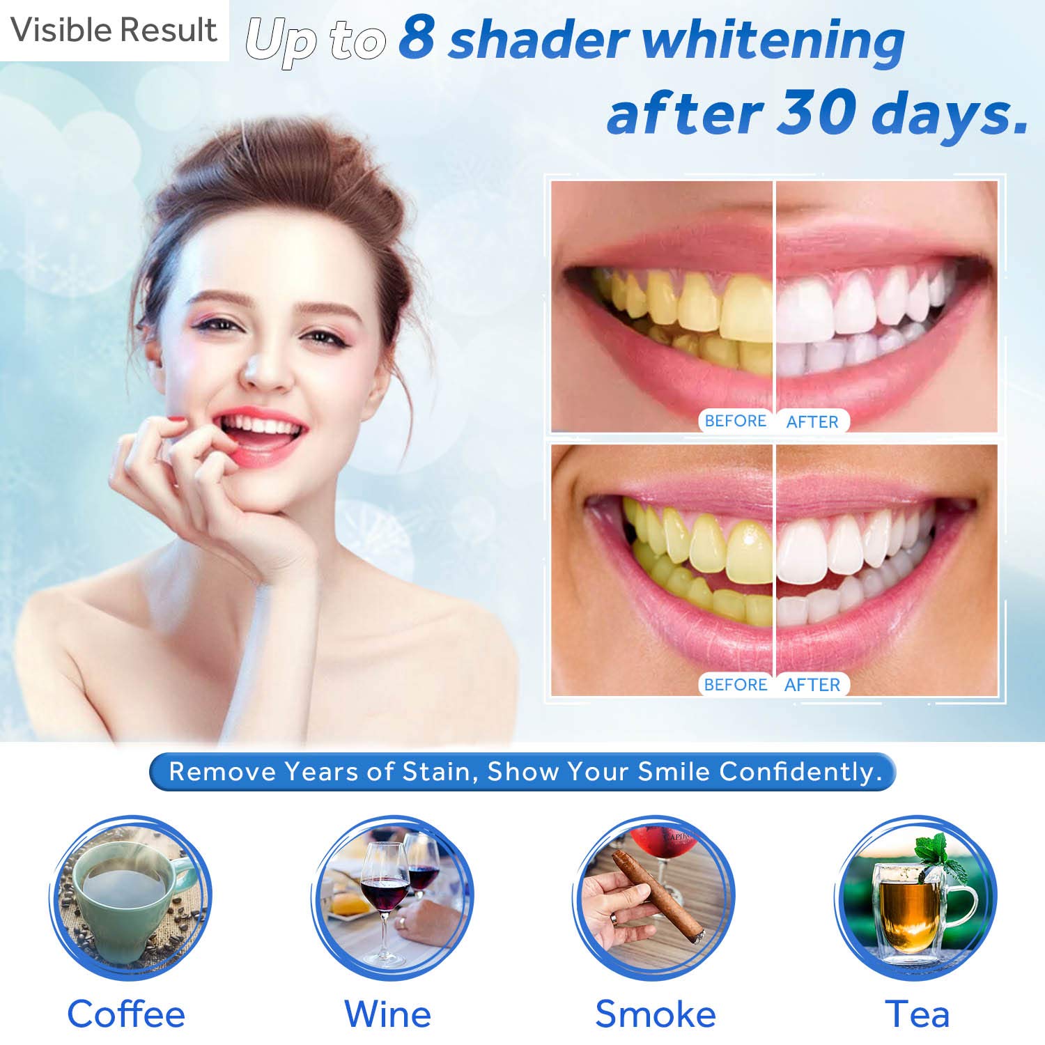 歯のホワイトニングジェル詰め替えシリンジ歯の漂白ジェルインビ - Teeth Whitening Hydrogen Peroxide のレビューと価格