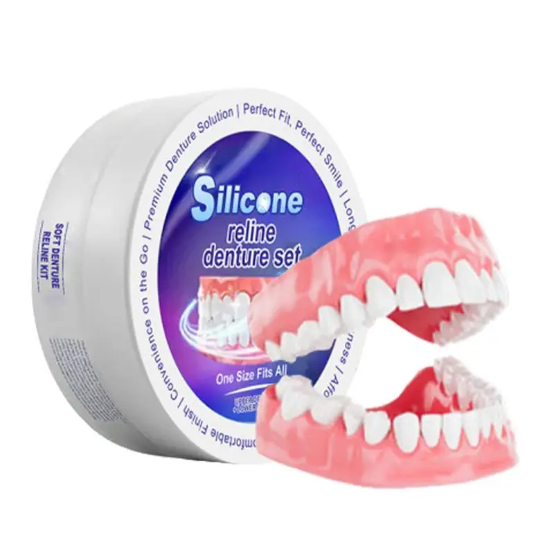 シリコーン義歯セットフィット一時的な矯正歯入れ歯偽の歯口腔衛 - Teeth Whitening For Braces のレビューと価格