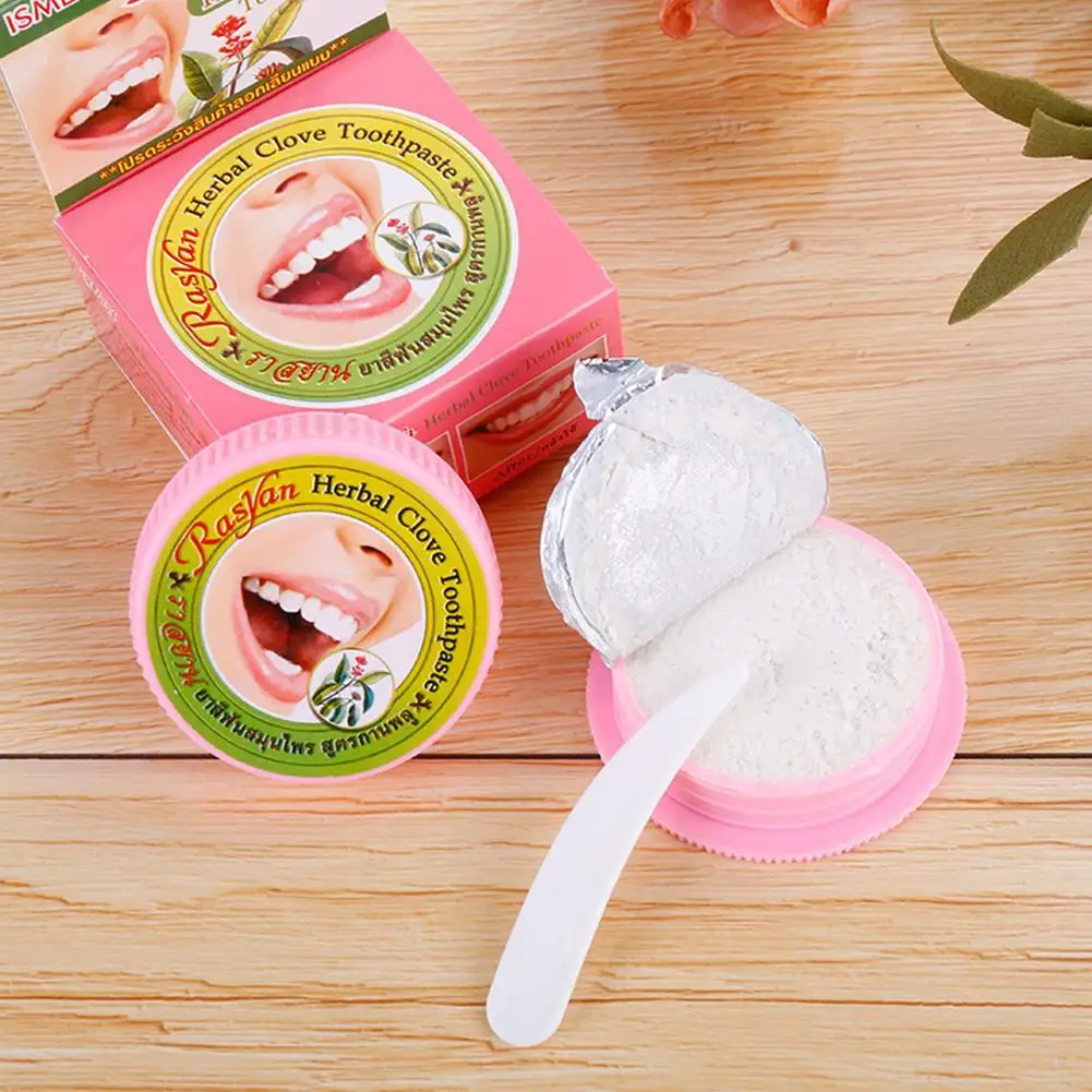 25g ラシヤン タイ産クローブココナッツ歯磨き粉セット ハ - Teeth Whitening In Thailand のレビューと価格