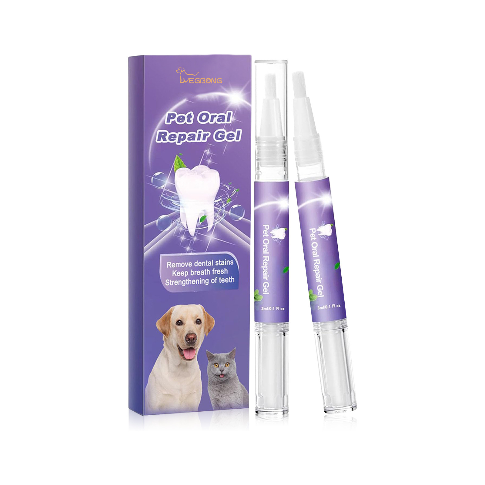 ペット口腔修復ジェル子犬歯石除去消臭剤白くする猫犬歯ステイン - Teeth Whitening Hydrogen Peroxide のレビューと価格