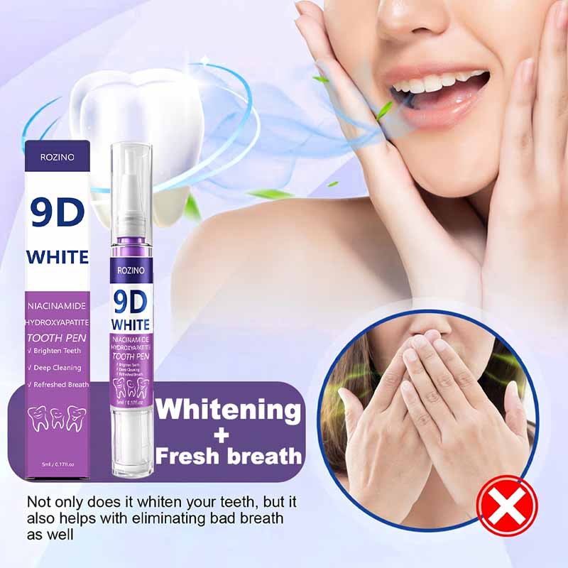 ROZINO 9D ホワイトニング歯磨きペン ナイアシンアミ - Teeth Whitening Pen のレビューと価格