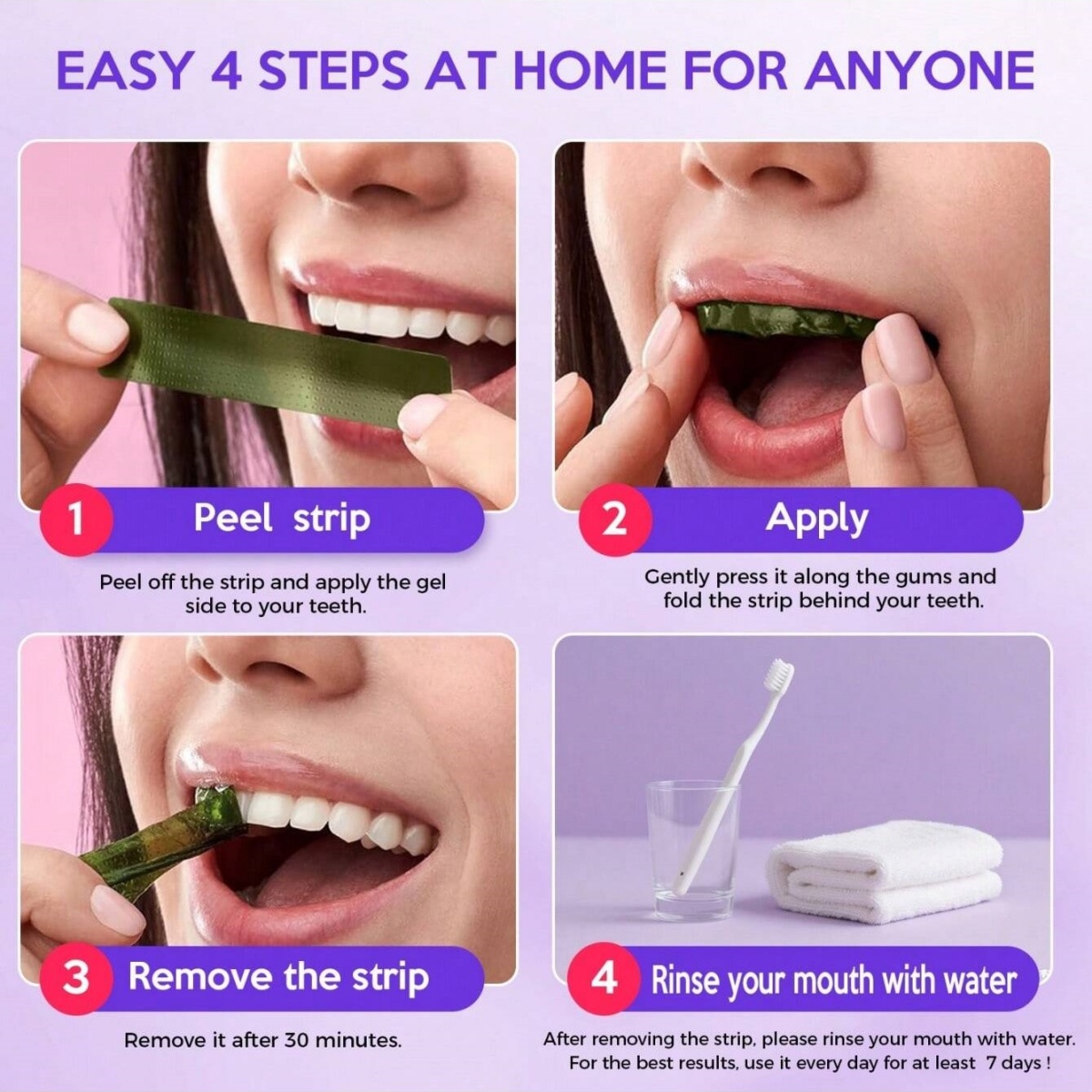 デラックスホワイトニング歯ステッカー 7/14/21 ペアジ - Teeth Whitening Hydrogen Peroxide のレビューと価格