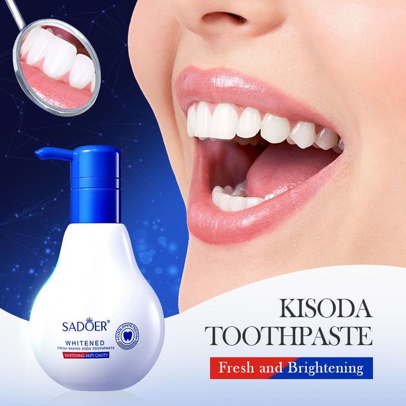 1 ボックス歯クリーン重曹歯磨き粉チューブスクイーザー歯ブラ - Teeth Whitening Baking Soda のレビューと価格