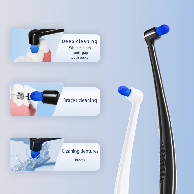 ブレース用専用歯ブラシ 傾斜デザイン 深い口腔洗浄とケア 白 - Teeth Whitening For Braces のレビューと価格