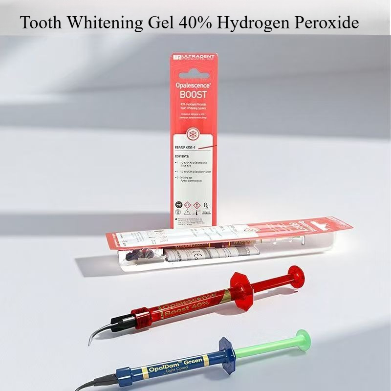 歯科材料 過酸化水素 歯のホワイトニングジェル 40% 光硬 - Teeth Whitening Kit With Light のレビューと価格