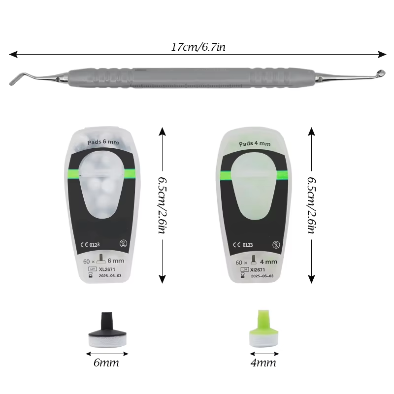 歯科用コンポジットキット、フォームパッド成形ツール、ハンドル - Teeth Whitening Kit With Light のレビューと価格