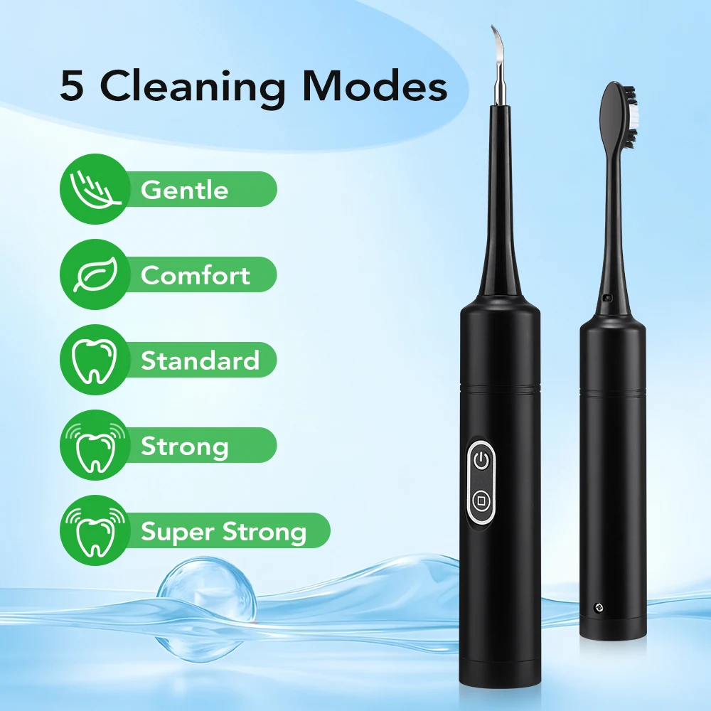 電気音波振動歯科用スケーラー歯のホワイトニング歯垢除去コーヒ - Electric Toothbrush Sonic のレビューと価格