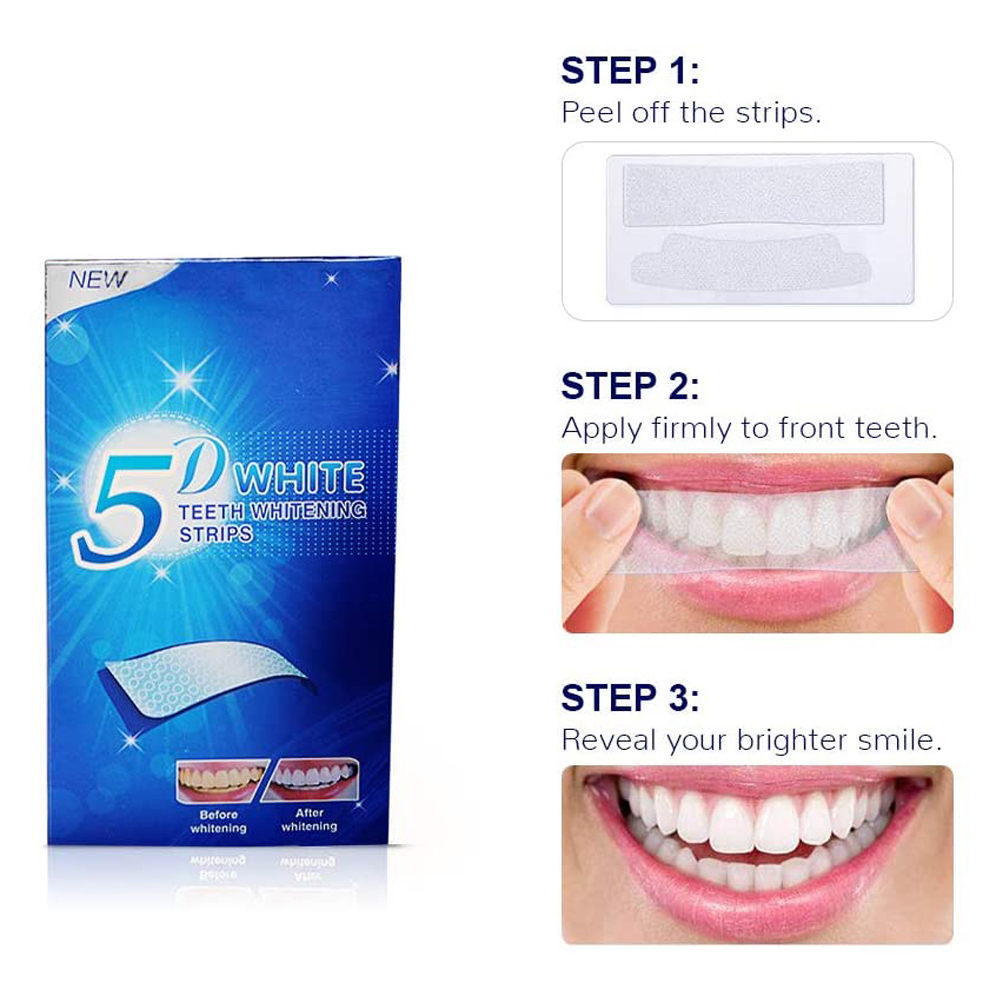 5Dホワイトニングシート ホワイトニングジェル ホワイトスト - Teeth Whitening Hydrogen Peroxide のレビューと価格